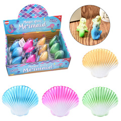 Children's water-absorbent expanding toys, large seashell mermaid bubble sea sponge Bob the Builder ocean animals for girls, cross-border