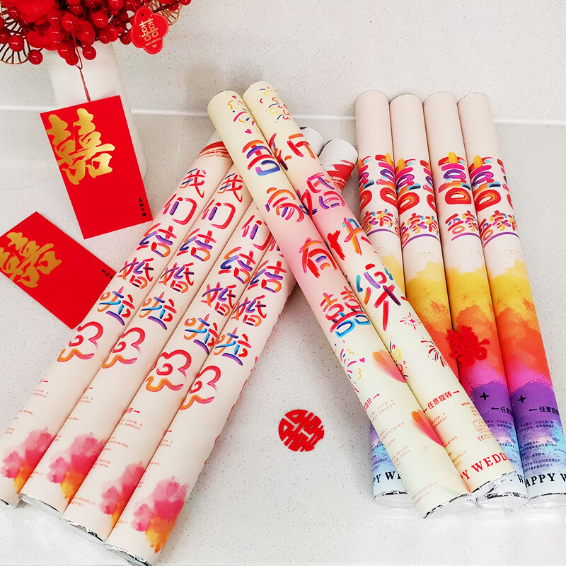 Bote de regalo de boda tarjeta de pétalos de boda especial cinta de color Bote de boda mano tornillo bote de boda