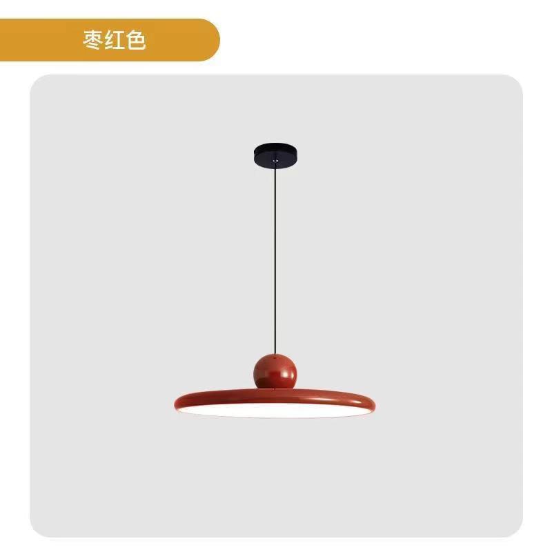 Candelabro de restaurante con basculante móvil OVNI, lámpara de comedor moderna y sencilla, lámpara de protección ocular de espectro completo francés, lámpara Zhongshan