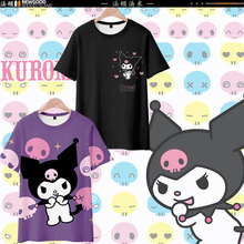 库洛米kuromi动漫短袖T恤二次元周边甜美日系风童装男女衣服夏季