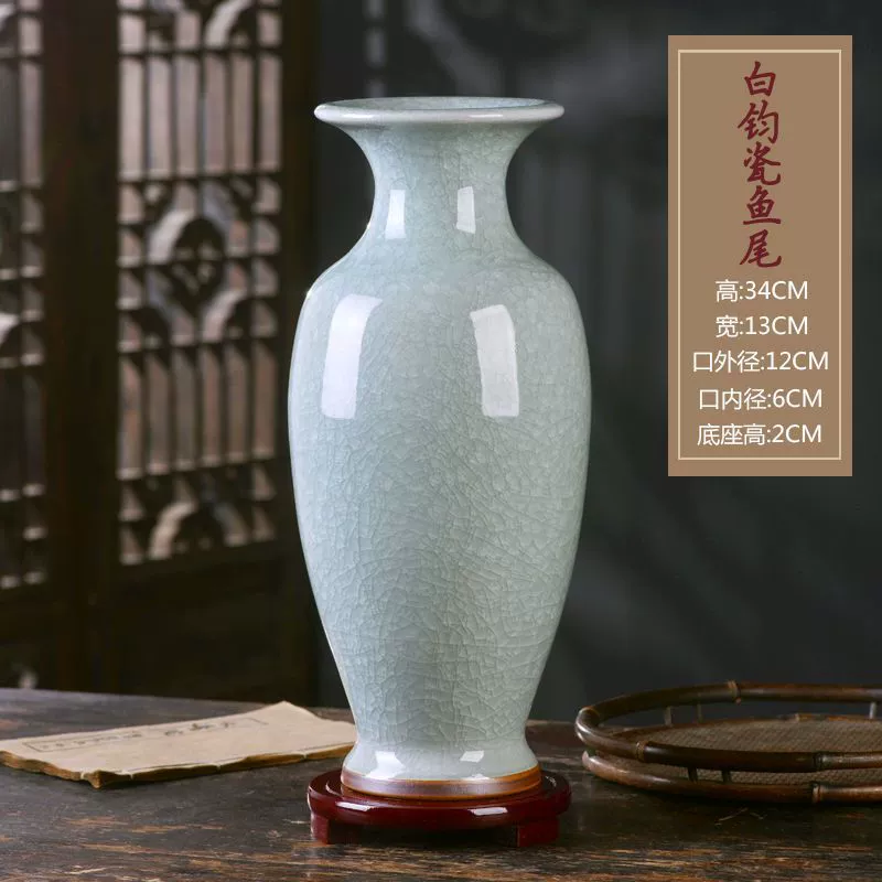 Керамическая вазочка из Jingdezhen для декора интерьера гостиная цветочная аранжировка китайские домашние аксессуары гидропоника ремесло украшения крупная ваза орхидея