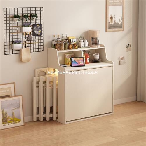 扩大可折叠家庭奶油吃实木餐厅饭桌子餐桌风可白色实木餐桌椅的