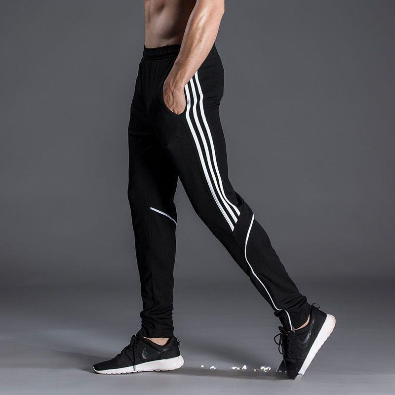 Men's Spring and Autumn Jogger Pants, Cuffed, Autumn and Winter Casual Quick-Dry Running Soccer Training Fitness Pants