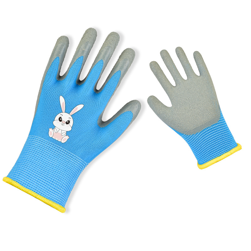 Guantes de protección laboral para niños jardinería de jardín recogiendo anti-desgarro coger el mar niños estudiantes guantes de protección laboral al aire libre