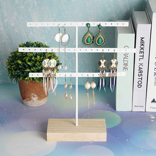Multi-layer earrings and earrings display jewelry storage rack props creative jewelry display rack storage ornaments