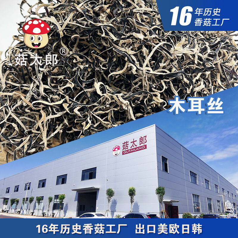 裏白木耳切絲白背木耳丝2mm毛木耳丝干货木耳丝米线丝优质配菜