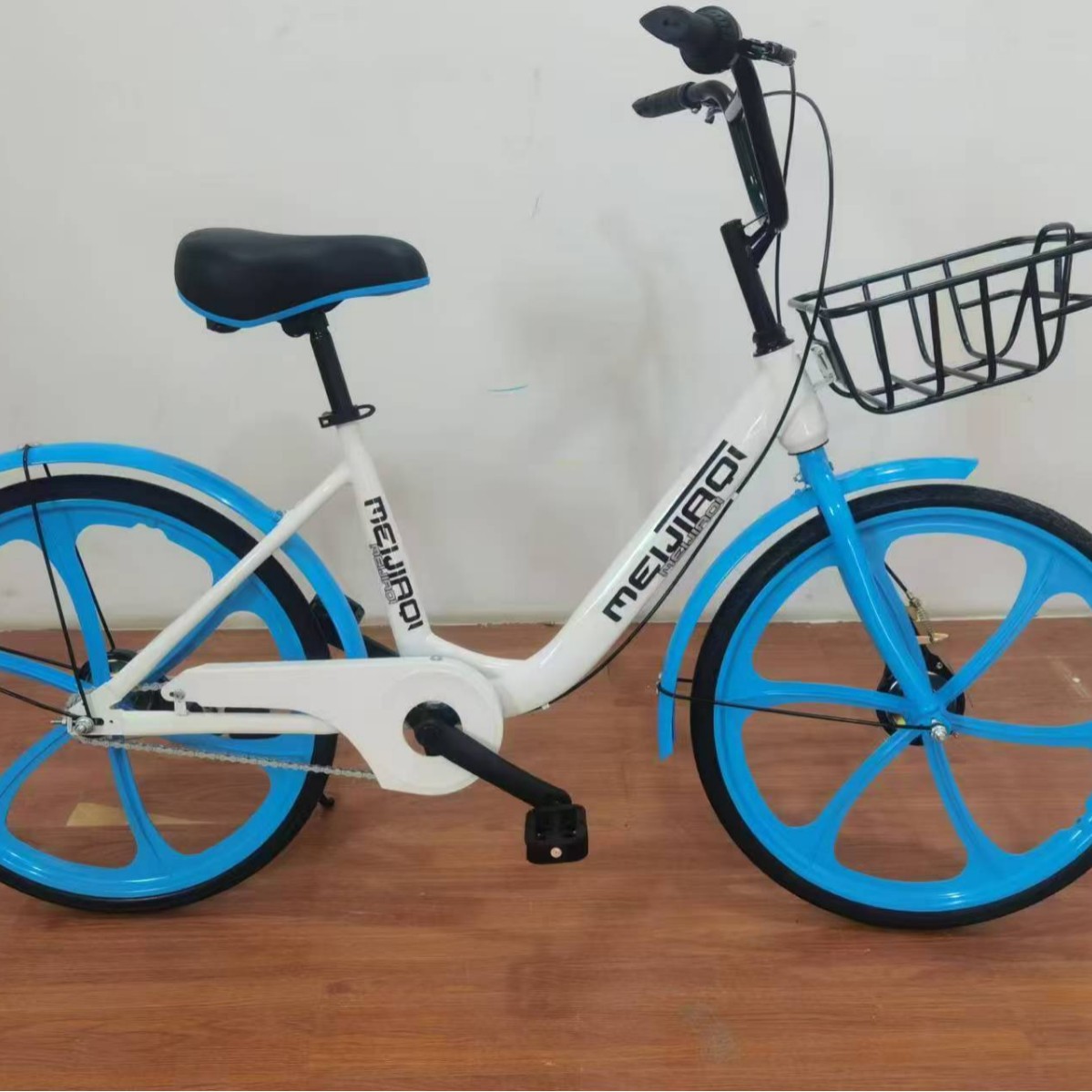 Bicicletas compartidas personalizadas Meituan el mismo coche amarillo neumáticos libres de 24 pulgadas bicicletas compartidas de 26 pulgadas