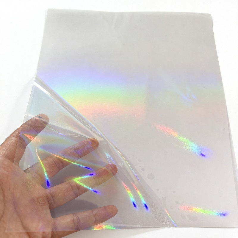 Adhesivo láser álbum de fotos película A4 autoadhesiva película de marco frío BOPP fábrica de sello de plástico transparente suministro directo