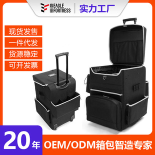 Cross-Border Factory Hotel Cleaning Tools Trolley Case Guest Room Service Hygiene Storage Box Removable Cleaning Car with Wheels