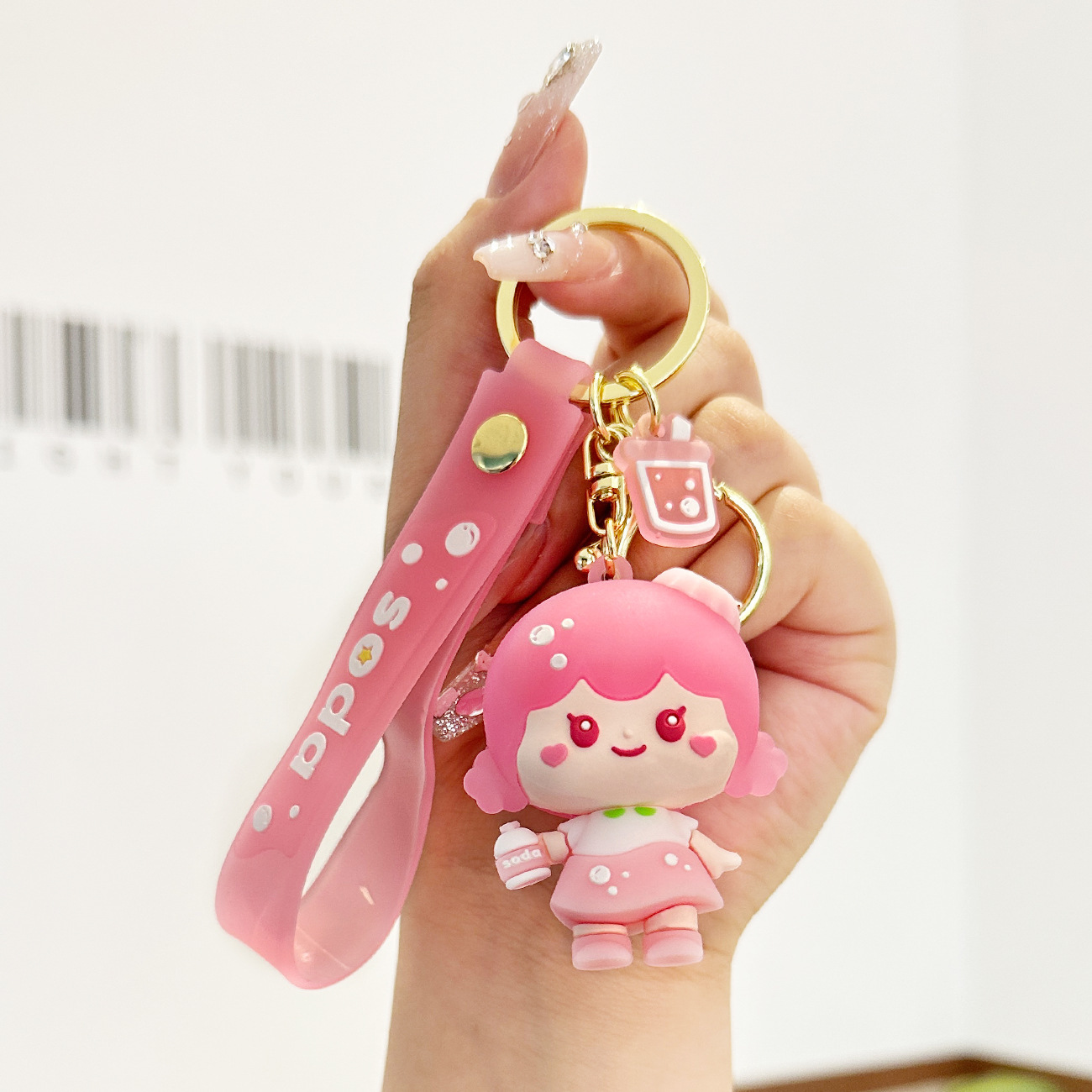 Venta directa de fábrica llavero colgante pequeño muñeca tridimensional llavero de coche mochila escolar colgante puesto al por mayor productos pequeños