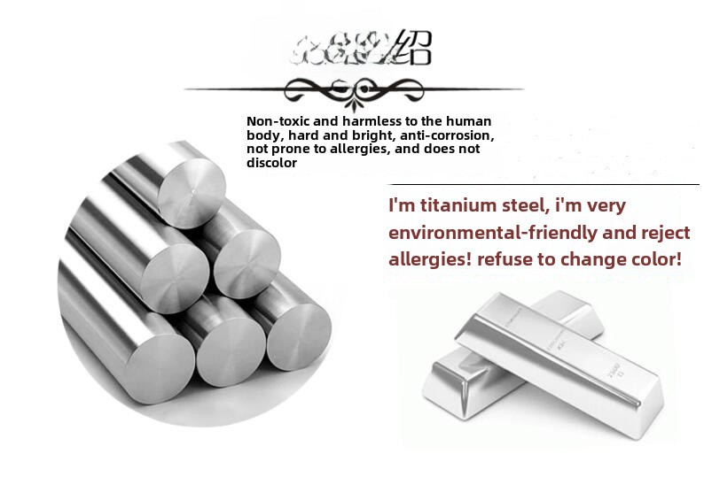 Anello semplice alla moda da uomo europeo e americano hip-hop rettangolare liscio con lettere in acciaio inossidabile incrociato_voghion.com