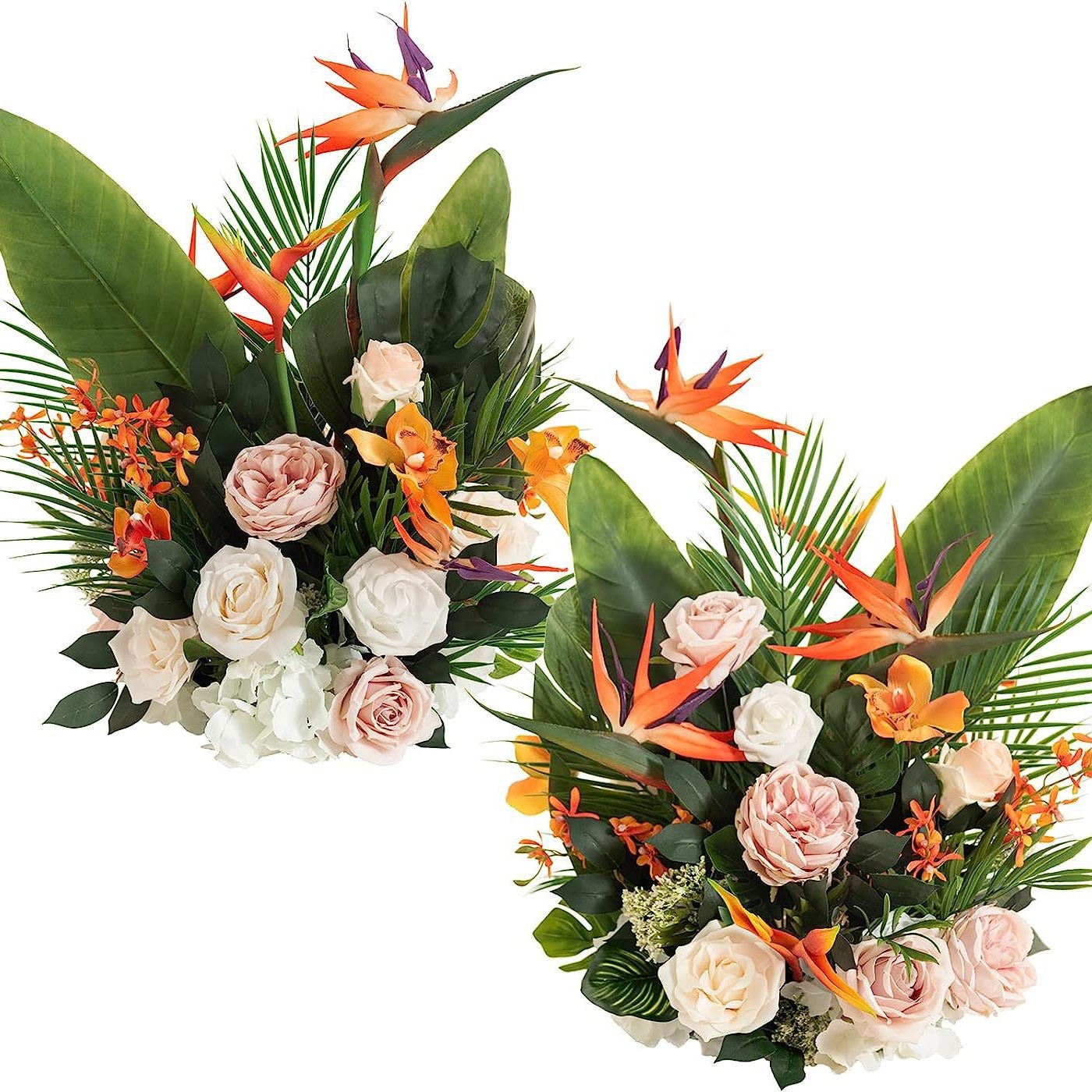 Amazon suministro directo de fábrica fiesta Festival la boda chimenea pasillo arco entrada decoración Fondo flor artificial ajuste