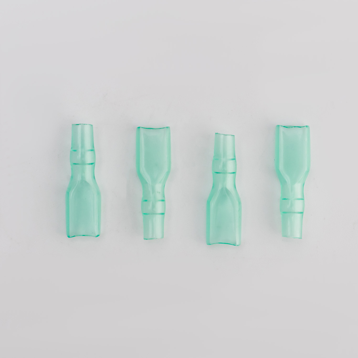 直插250 187冷压端子护套 插簧护套 绝缘软胶套 橡胶保护套