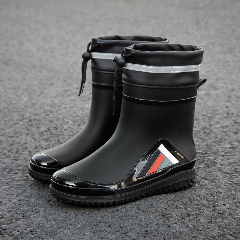 Fashionable rain boots for men