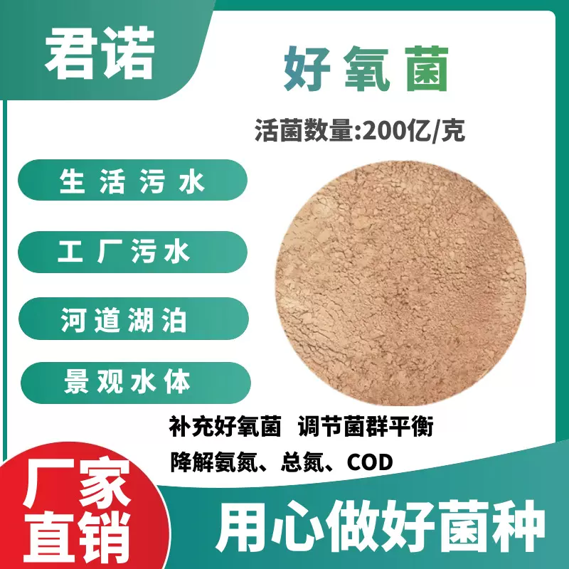 好氧菌培养污泥降解氨氮cod调节水质 湖泊工业污水 养殖水体厂家