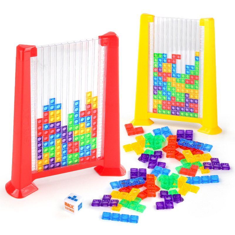 Rompecabezas transfronterizo para niños nuevos bloques de construcción intercambiables Tetris rompecabezas juego de escritorio inteligencia juguetes de despacho de aduanas image 5