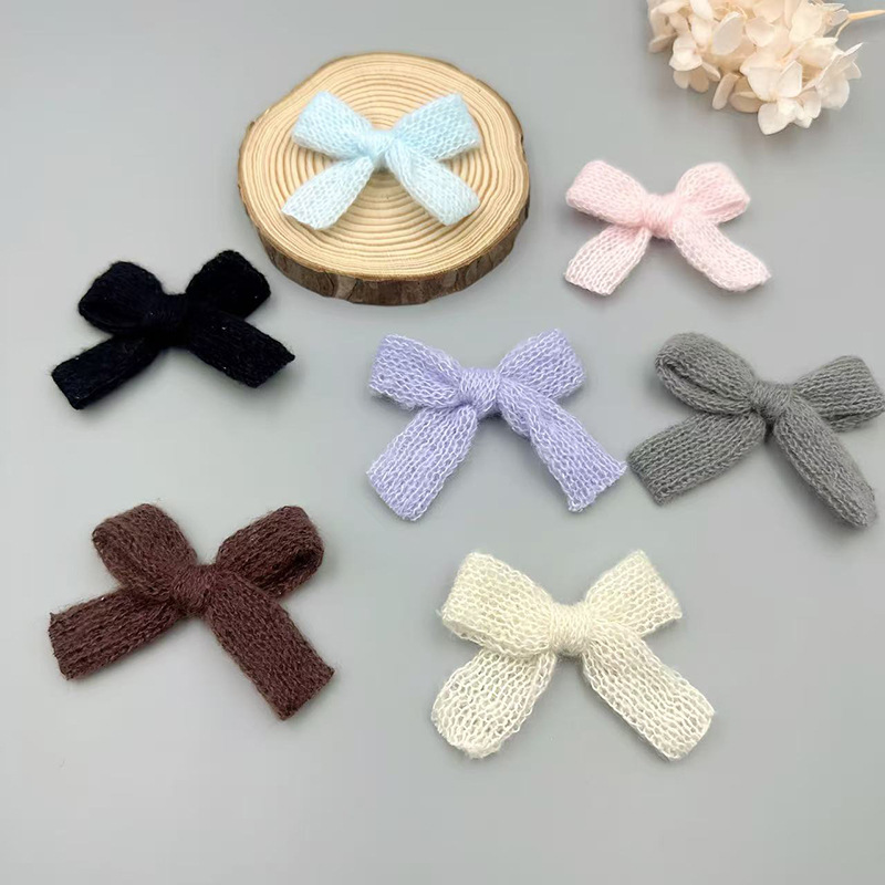 5-Point Wool Bow Accessories DIY Hair Accessories Mobile Phone Case Accessories Shoe Flowers Socks Decorative Gift Box Bow