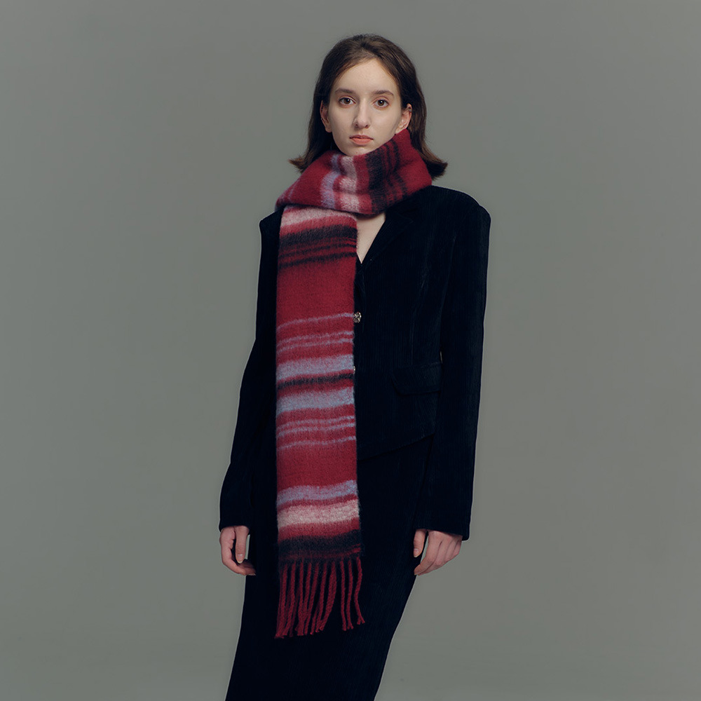 Sciarpa di design per uomo e donna, tinta unita, strisce fresche, sciarpa in imitazione cashmere per donna, autunno e inverno, morbida atmosfera, piccolo bavaglino_voghion.com
