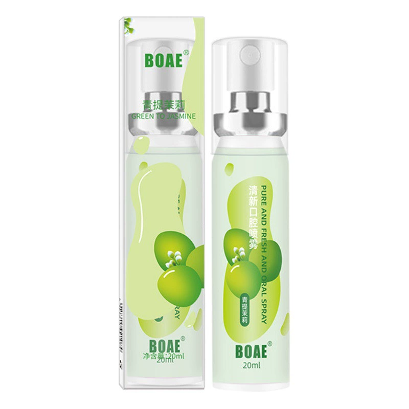 BOAE Прозрачный оральный спрей в штучной упаковке Освежитель дыхания для удаления запаха