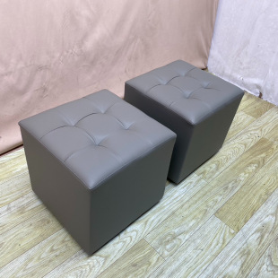 Sofa Stool, Leather Stool, Coffee Table, Fitting Room, Shoe Changing Stool, Small Square Stool, Low Stool, Dressing Adult Footrest, School