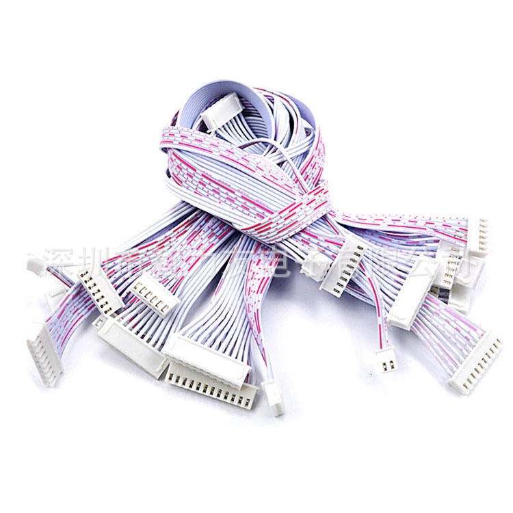 红白排线 XH2.54 单双头 2.54MM 10/20/30CM 2/3/4/5/6/8/10/12P