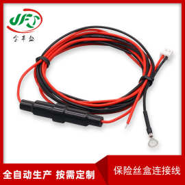 保险丝管连接线 5X20保险丝座带线 全铜线 玻璃管防水保险管带线