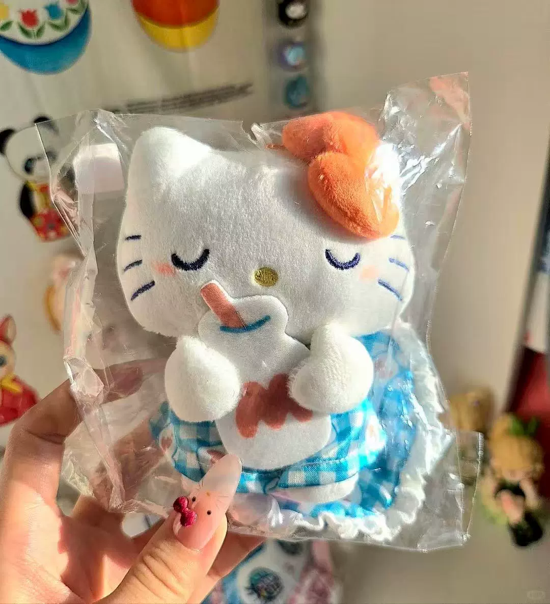 Acasa] Санрио Выставка CHARACTERS Совместная иллюстрация Kitty Melody Culomi подвеска для сумки