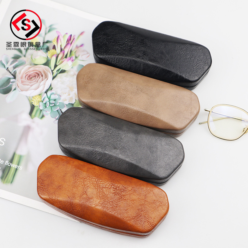 眼镜盒女学生韩版男便携防压铁盒时尚近视镜盒厂家供应定制LOGO|ms