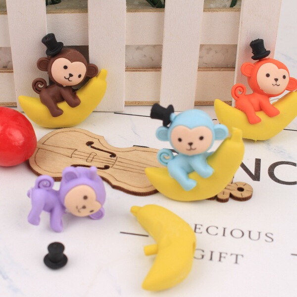 cute eraser with animals for students