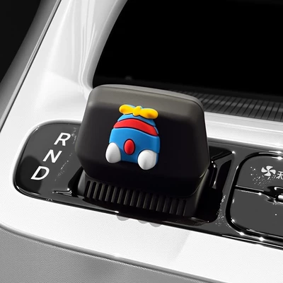 Silicone Protective Cover Car | Car interior film - star-wish-mysterious-black-butt-doraemon-handlebar-cover