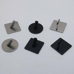Amazon Cross-border stainless steel hook 304 strong adhesive hook no drilling back door clothing hook metal hook wholesale