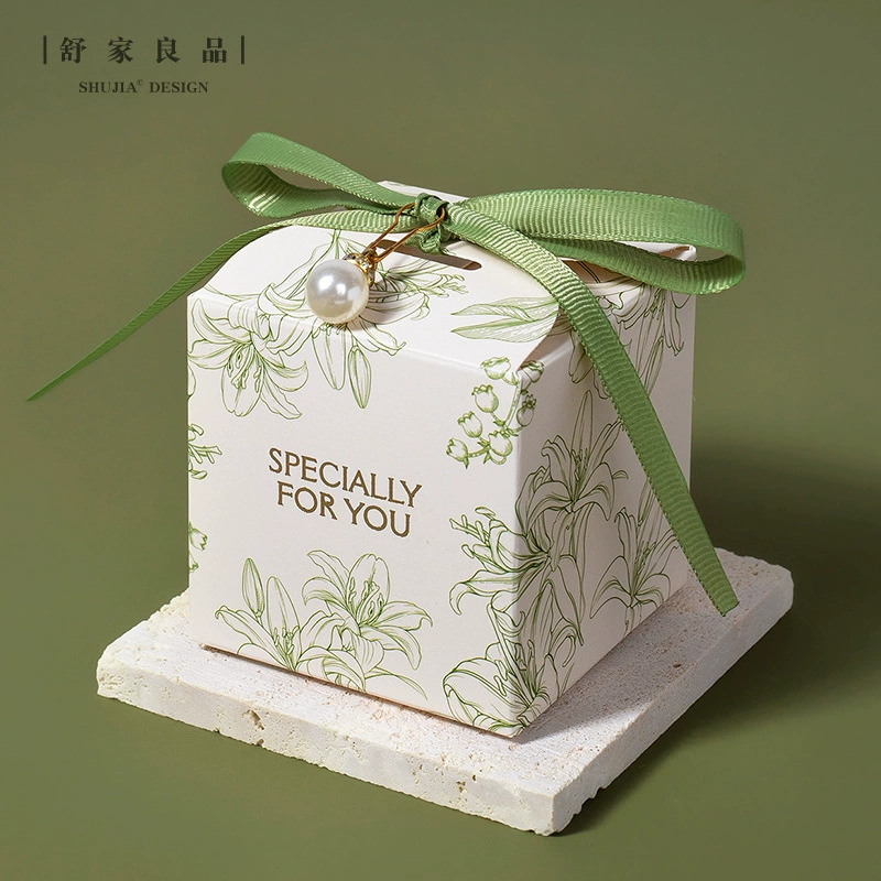 Marriage Hi Sugar Box Advanced Slysaccharide INS Flower Light Luxury Wedding Smoles Special Gift Box Empty Box Package