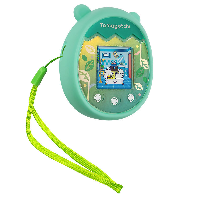 Tuoma Gozi Tamagotchi Pix cubierta protectora máquina electrónica para mascotas máquina en blanco y negro cubierta protectora de silicona al por mayor