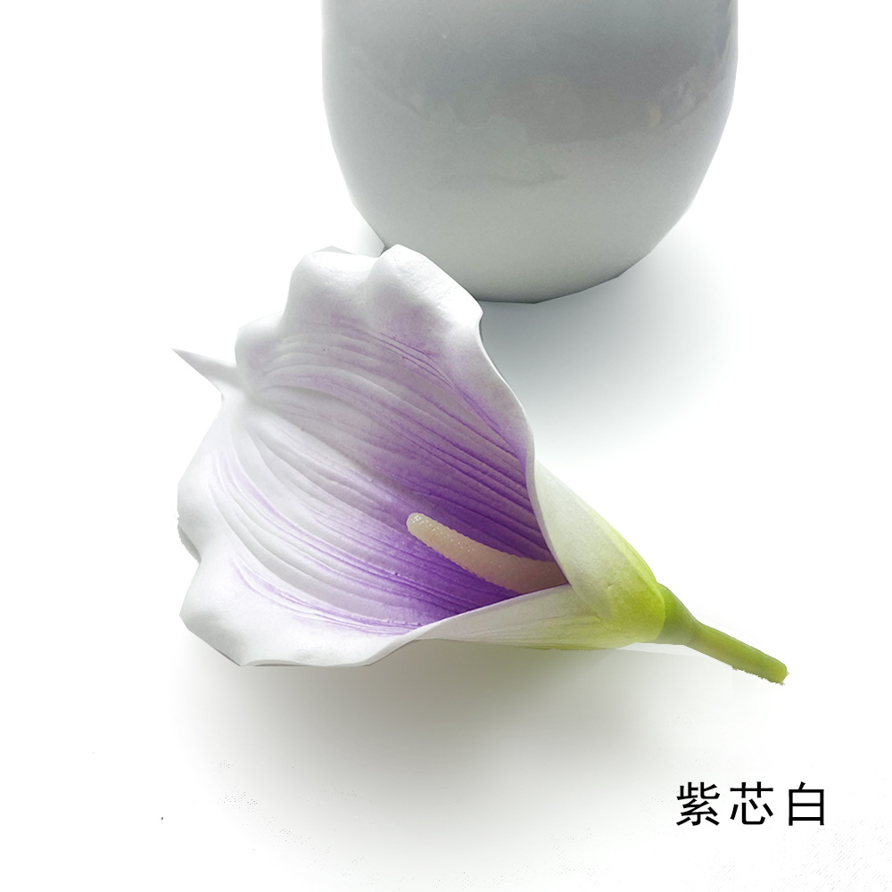 Simulación de flores Eva Horseshoe Flower Wedding Decoration New Photography Props China Fake Flores Diseño de pegamento blando