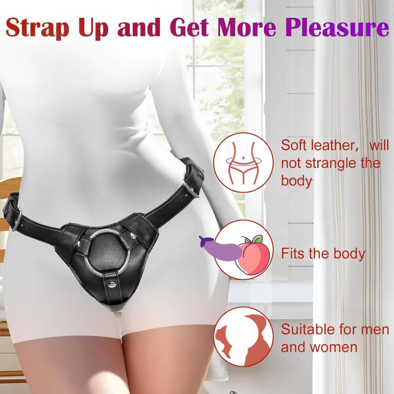 Factory Direct Sales Sm Leather Toy Pull-Up Pants Hollow Penis Adjustable Adult Sex Toy