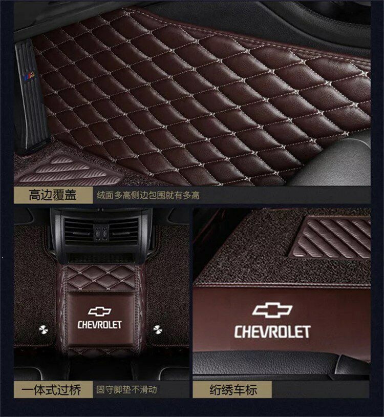 Suitable for Chevrolet Cavalier, Cruze, Malibu XL, Equinox, Trax, and Monza full-coverage car floor mats