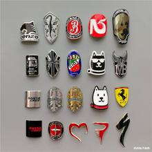 自行车架软金属贴纸 标牌头管标 配件防水 山地 单车贴个性改装饰