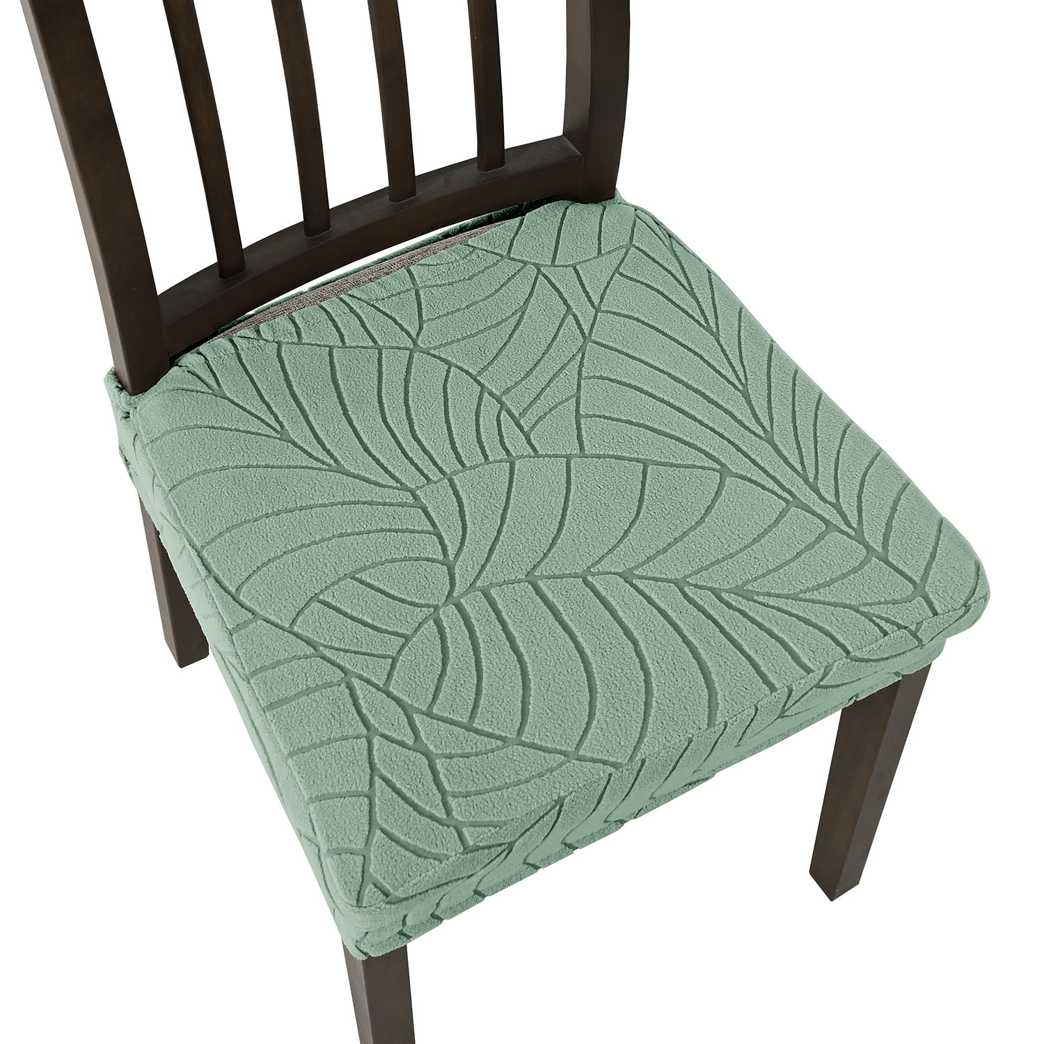 Funda elástica jacquard para silla de uso doméstico, funda para cojín de silla, funda para cojín de silla tipo cuerno, venta al por mayor en Amazon