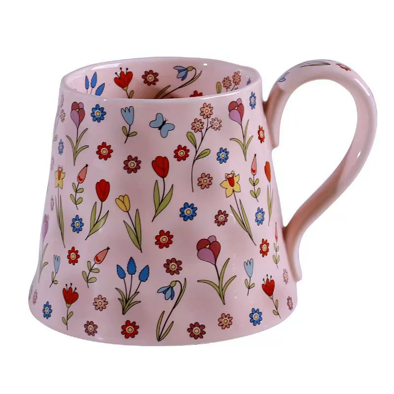 Кружка Mug, премиальная легкая керамическая чашка cartoon с большой емкостью, 400/600 мл, опция подарочной коробки