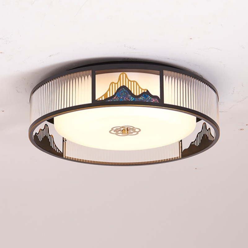 卧室主灯新中式吸顶灯客厅灯简约现代书房餐厅灯2025年新款灯具