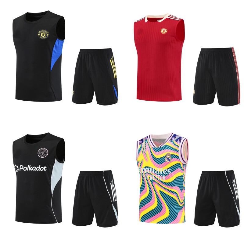 2526 Football Training Suit Manufacturers Wholesale Paris Flamengo Mexico Manchester United Paris German Vest Suit