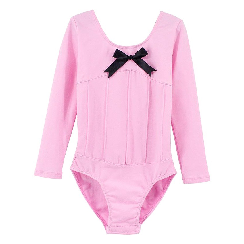 Niñas Ropa de baile los niños práctica ropa niñas Ballet manga larga primavera arco rendimiento ropa traje