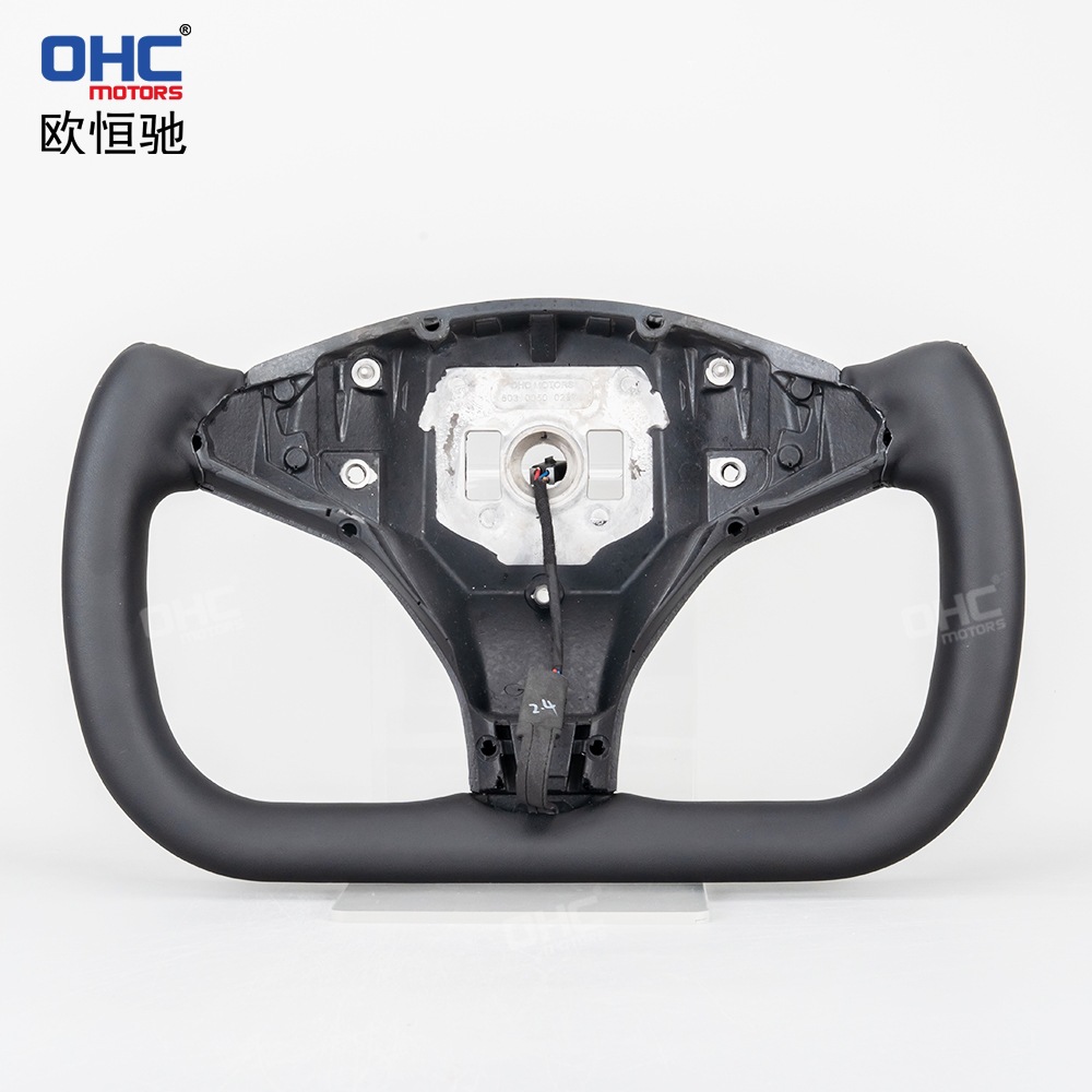 Direct Shipment from Us Warehouse Suitable for Tesla Model X 16-20 Models, Full Leather Heated Yoke Steering Wheel Modification and Upgrade