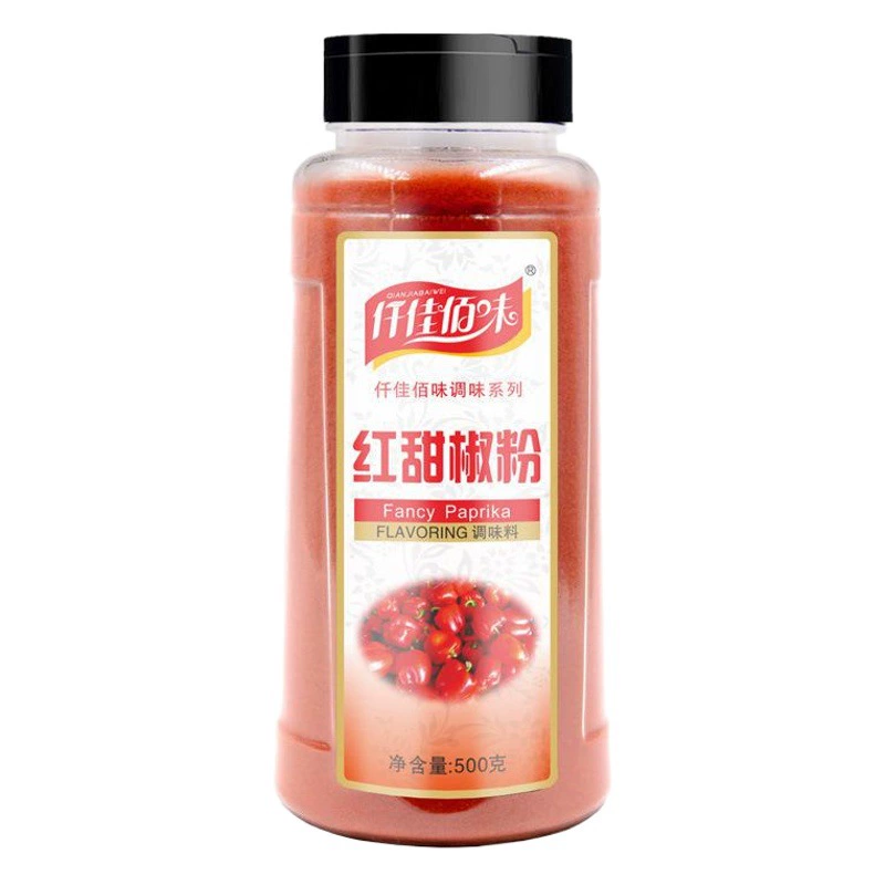 Порошок красного сладкого перца Цяньцзябаовэй 500 г, высококачественный порошок чили, краситель для западной кухни, выпечки, оптовая продажа для коммерческого использования