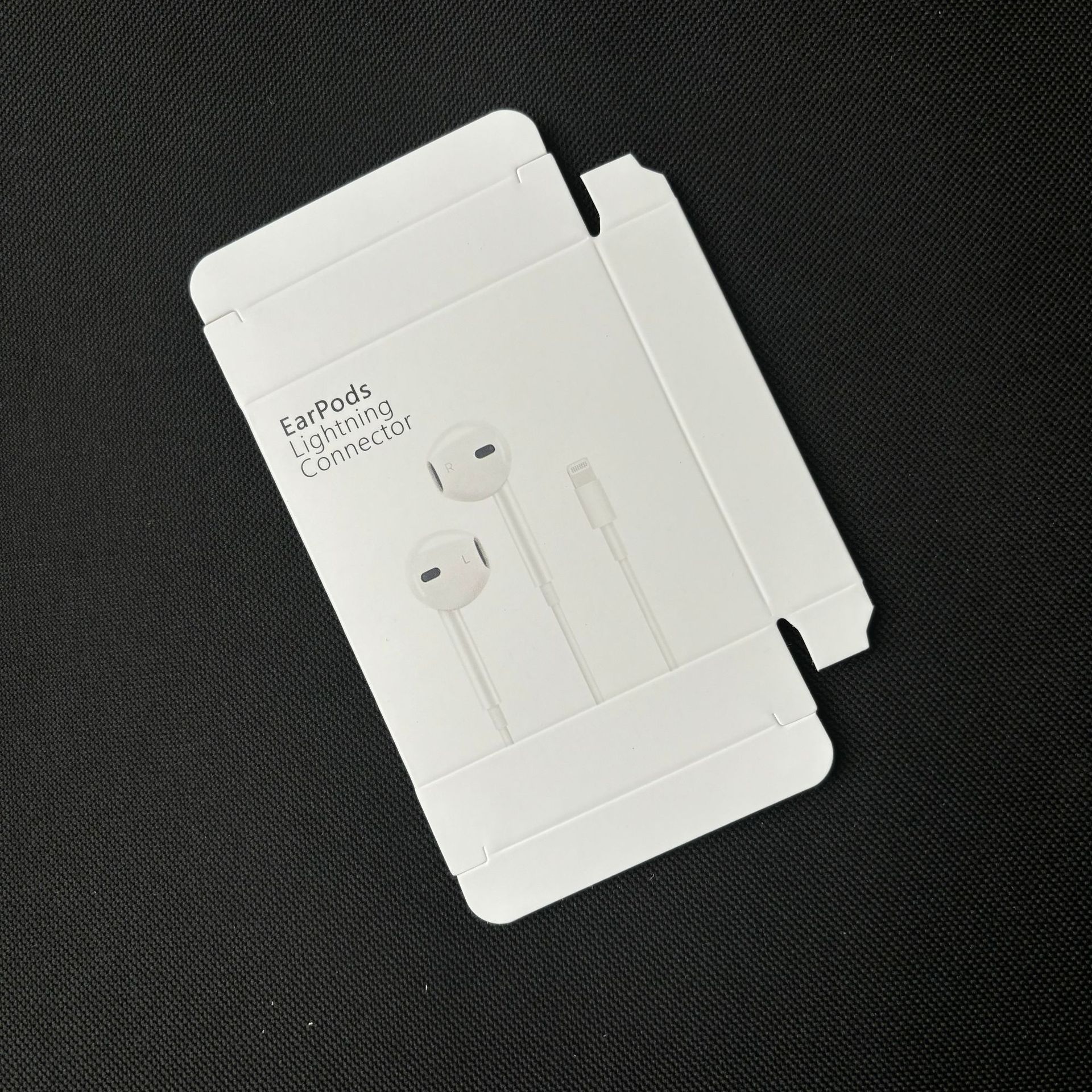 Caja de embalaje de auriculares Caja de auriculares con cable en la oreja Caja exterior de auriculares de Apple Caja de papel de auriculares para teléfono móvil al por mayor image 8