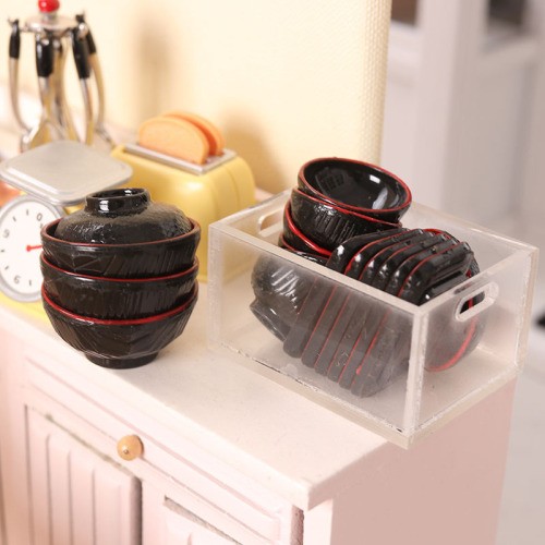 Miniature food toy ramen dishes mini model tableware 1:12 minutes ob11 dollhouse dollhouse kitchen diy