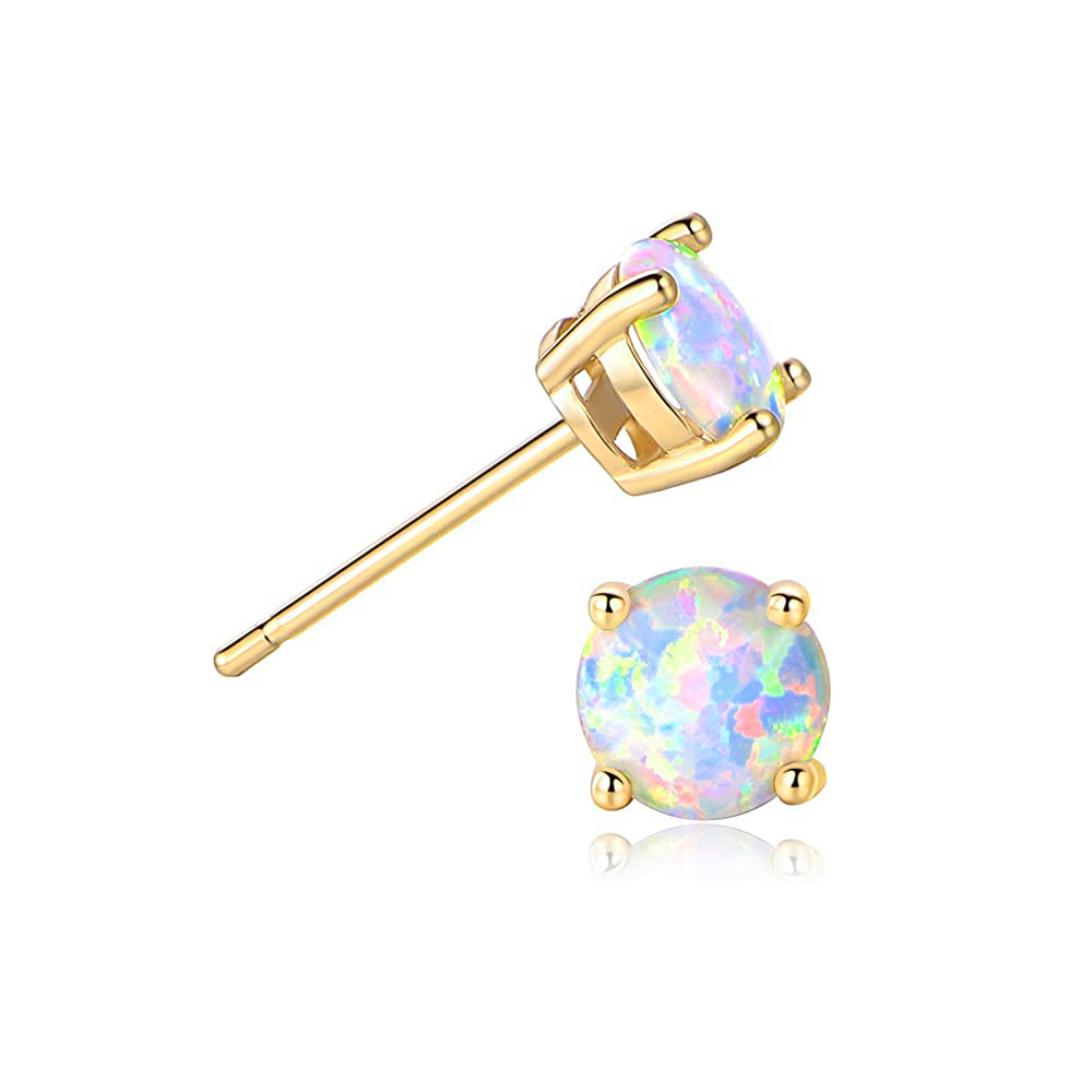 2g Weight Ear Studs Classification 1 Pair Quantity Daily Occasion 925 Sterling Silver Material Geometric Pattern Women's Gender Plating Design Simple Style Style 1 Pair 925 Sterling Silver Geometric Ear Studs 40