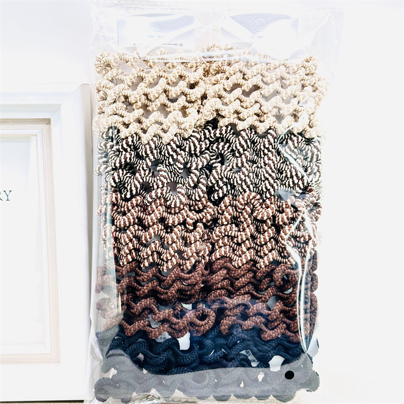 Cuerpo de leopardo coreano accesorios para el cabello asequibles 5 tarjetas cuerdas de cabello cuatro en uno de alta elasticidad correa de cola de caballo alta cuerda de cabeza