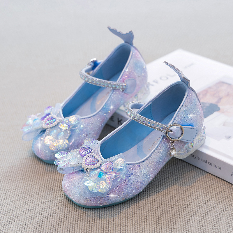 Zapatos de princesa de niñas zapatos de cuero de moda 2026 nuevos zapatos de primavera para niños zapatos de cristal de niñas image 3