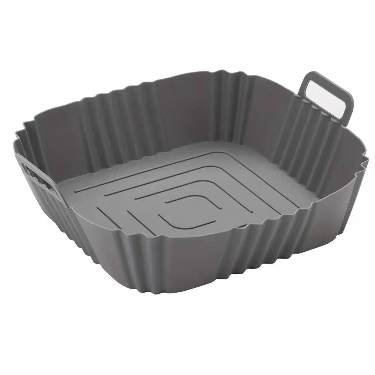 Nueva bandeja de silicona para freidora de aire, bandeja de silicona para freidora de aire para hornear